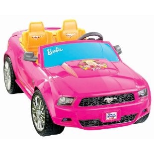 Power Wheels Barbie Ford Mustang Convertible (Pink)