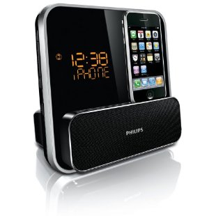 Philips Docking Entertainment System DC315 for iPod/iPhone with Dual Alarms and LED Clock