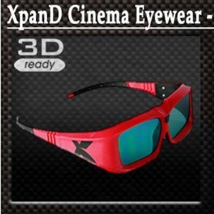 Xpand X102 DLP-Link Active 3D Shutter Glasses for Mitsubishi or Samsung 3D DLP TVs and Sharp 3D Projectors