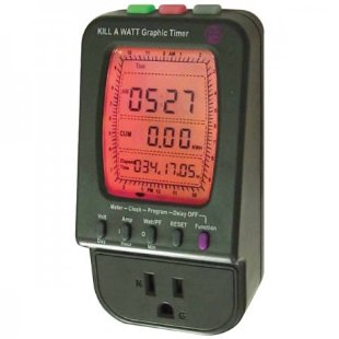 Kill A Watt Graphic Timer Electricity Usage Monitor (GT P4480)