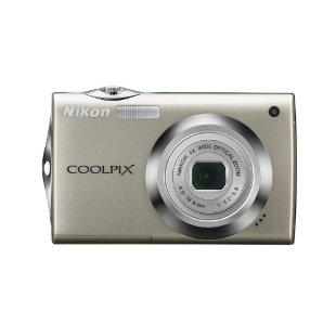 Nikon Coolpix S4000 12MP Digital Camera with 4x Zoom (Silver)