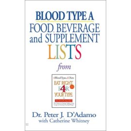Blood Type A: Food, Beverage and Supplement Lists from Eat Right for Your Type