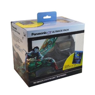 Panasonic TY-EW3D2MMK2 Ultimate 3D Pack with Avatar 3D  Blu-ray Movie, 2 Rechargeable 3D Glasses