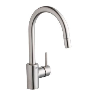 Grohe Concetto Dual Spray Pull-Down Kitchen Faucet, Infinity SuperSteel Finish #32 665 DC0