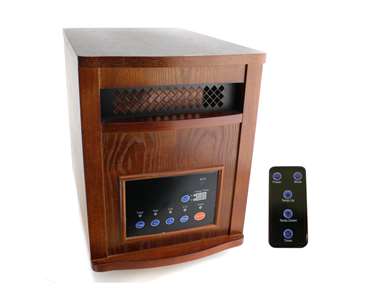 LifeSmart LS1500-6  Power Plus Infrared Quartz Heater (Amish Inspired Design)