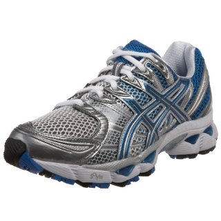 ASICS GEL-Nimbus 12 Running Shoes (Women's, Titanium/Maui Blue)