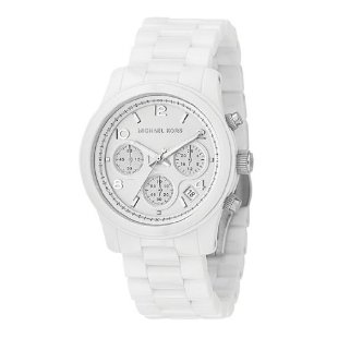 Michael Kors MK5161 White Ceramic Chronograph Women's Watch