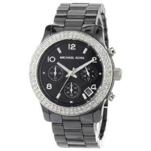 Michael Kors MK5190 Black Ceramic Runway Glitz Watch