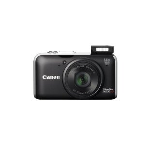 Canon PowerShot SX230HS 12MP Digital Camera with 14x Zoom, GPS