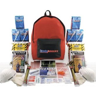 Quakehold! Grab-n-Go 3-Day Emergency Kit 2-Person Backpack