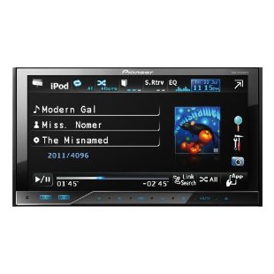 Pioneer AVH-P4300DVD 7 In-Dash Double-DIN DVD AV Receiver with iPod/iPhone Control, Pandora