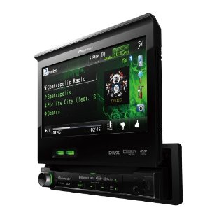 Pioneer AVH-P6300BT 7 In-Dash Single-Din DVD AV Receiver with iPod/iPhone Control, Bluetooth, Pandora