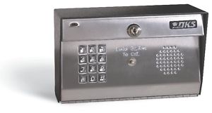 DoorKing 1812 Residential Telephone Entry System Surface Mount with Stainless Face Plate (Dk1812-081)