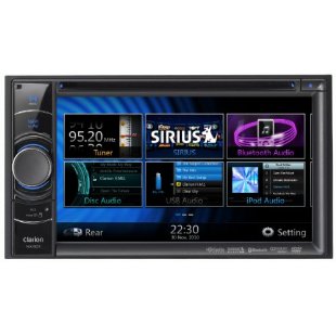 Clarion NX501 6.2 1-DIN Multimedia Control Station with GPS, DVD, USB, Bluetooth, HD-Radio and Satellite Radio Ready