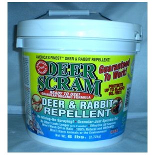 Deer Scram Organic Deer and Rabbit Repellent (6 lbs. Bucket)
