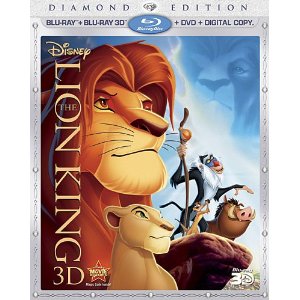 The Lion King (Four-Disc Diamond Edition Blu-ray 3D / Blu-ray / DVD / Digital Copy)