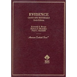 Evidence: Cases and Materials (Miscellaneous)