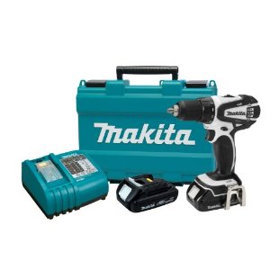 Makita LXFD01CW Compact Lithium-Ion 18V Cordless 1/2 Driver-Drill Kit