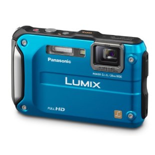 Panasonic Lumix DMC-TS3 12.1MP Rugged/Waterproof Digital Camera with 4.6x IS Zoom (DMC-TS3A, Blue)