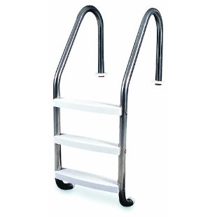 Hydro Tools 87905 3-Step In-Ground Stainless Steel Ladder