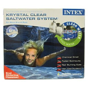 Intex Krystal Clear Saltwater System Saline Chlorinator (54601E)
