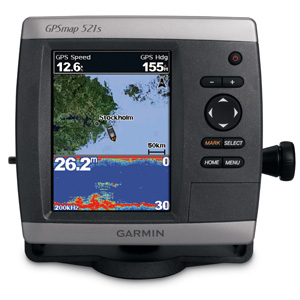 Garmin GPSmap 521s with Dual Frequency Transducer (010-00760-01)