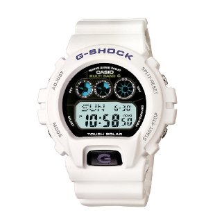 Casio G-Shock GW6900A-7 White Atomic Digital Sport Watch
