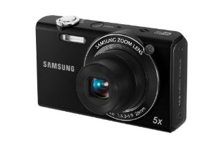 Samsung EC-SH100 Wi-Fi Digital Camera with 14 MP, 5x Optical Zoom and Touchscreen (Black)
