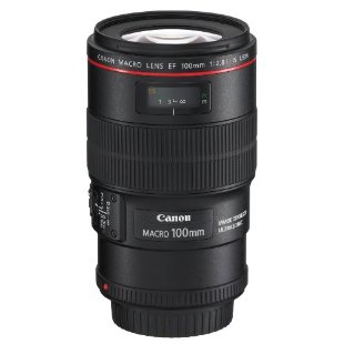Canon EF 100mm f/2.8L IS USM 1-to-1 Macro Lens (3554B002)