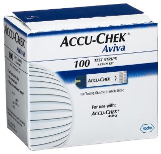 Accu-Chek Aviva Test Strips (Box of 100)