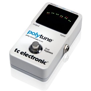 TC Electronic PolyTune Poly-Chromatic Tuner with True Bypass