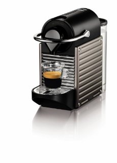 Nespresso Pixie Espresso Maker (Electric Titan)