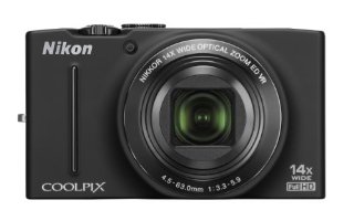 Nikon Coolpix S8200 16.1MP Digital Camera with 14x Zoom and Full HD 1080p Video  (Black)