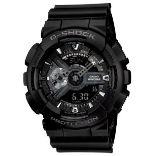 Casio G-Shock GA110-1B Stealth Black Military X-Large Watch