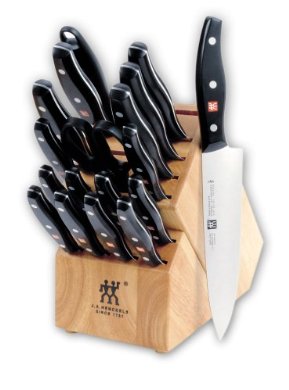 J.A. Henckels Twin Signature 19-Piece Knife Set with Block
