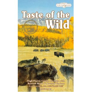 Taste of the Wild Dry Dog Food, High Prairie Canine Formula with Roasted Bison & Roasted Venison (30-Pound Bag)