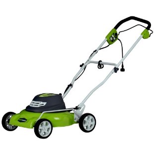 Greenworks 18 Electric Mulching Lawn Mower (25012)