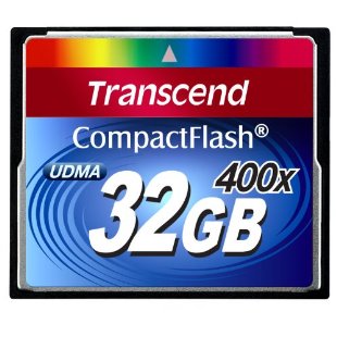 Transcend 32GB CompactFlash 400x UDMA Memory Card