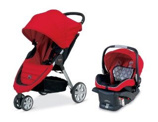 Britax B-Agile and B-Safe Travel System (Red)