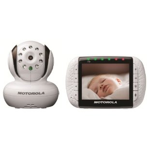 Motorola MBP36 Remote Wireless Video Baby Monitor with Infrared Night Vision 3.5 Color LCD, Zoom