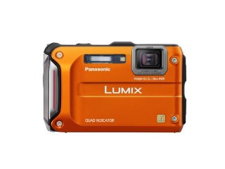 Panasonic Lumix DMC-TS4 Tough Waterproof Digital Camera with 12.1MP, GPS, 4.6x Zoom (Orange)