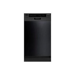 Frigidaire FFBD1821MB 18 Dishwasher with Stainless Steel Interior & Hi-Temp (Black)