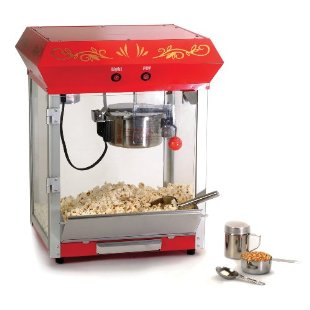 Great Northern Popcorn Red Foundation Popcorn Popper Machine (4oz)