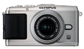 Olympus PEN E-P3 12MP Live MOS Camera with 14-42mm Interchangeable Zoom Lens (Silver)