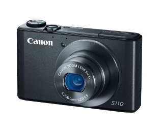 Canon PowerShot S110 12.1MP Digital Camera with 5x IS Zoom (Black)