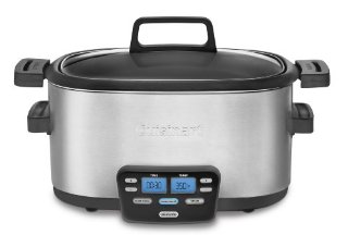 Cuisinart MSC-600 3-In-1 Cook Central Multi-Cooker: Slow Cooker, Brown/Saute, Steamer