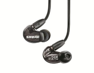 Shure SE215-K Live Sound Monitor, Black