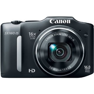 Canon PowerShot SX160 IS 16MP Digital Camera with 16x IS Zoom