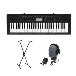 Casio CTK-2300 Premium Portable Keyboard Package with Headphones, Stand and Power Supply