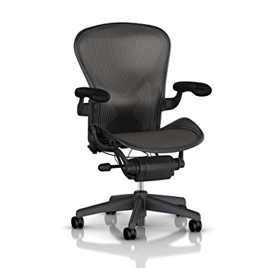 Herman Miller Aeron Chair (Carbon Classic, Medium)